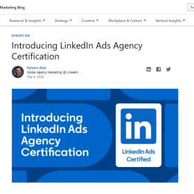 LinkedIn cria certificação oficial para agências especializadas em LinkedIn Ads