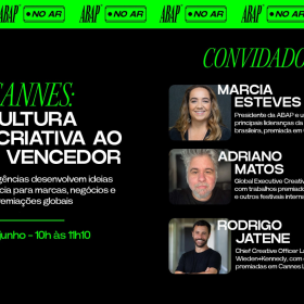 Da cultura criativa ao case vencedor: ABAP promove webinar dedicado ao Festival de Cannes
