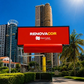 Advance transforma Fortaleza e Cariri em mídia viva na campanha RenovaCor da Normatel