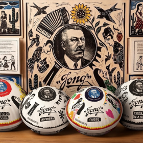 Jong transforma latas de queijo do reino em obras de arte com xilogravuras de J. Borges
