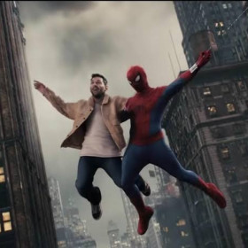Messi entra no universo do Homem-Aranha em ação de divulgação do novo filme da Sony