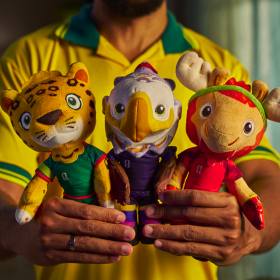 Rexona lança caixa surpresa com mascotes oficiais da Copa