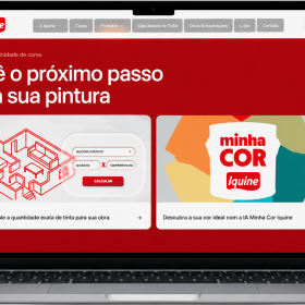 Tintas Iquine lança site que ajuda clientes na escolha de soluções com uso de IA