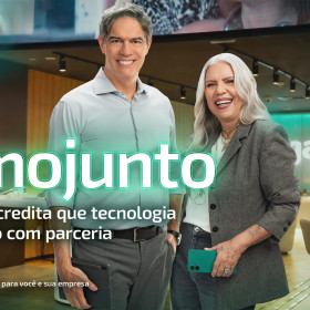 Com campanha estrelada por Astrid Fontenelle e Ricardo Amorim, Algar apresenta nova plataforma #TamoJunto