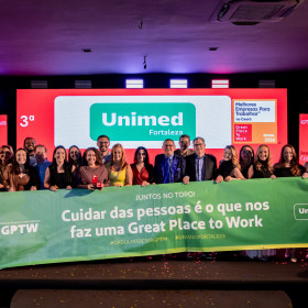 Unimed Fortaleza é reconhecida como a 3ª melhor grande empresa para trabalhar no Ceará, aponta GPTW
