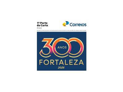 Selo dos Correios celebra os 300 anos de Fortaleza - Portal Nosso Meio
